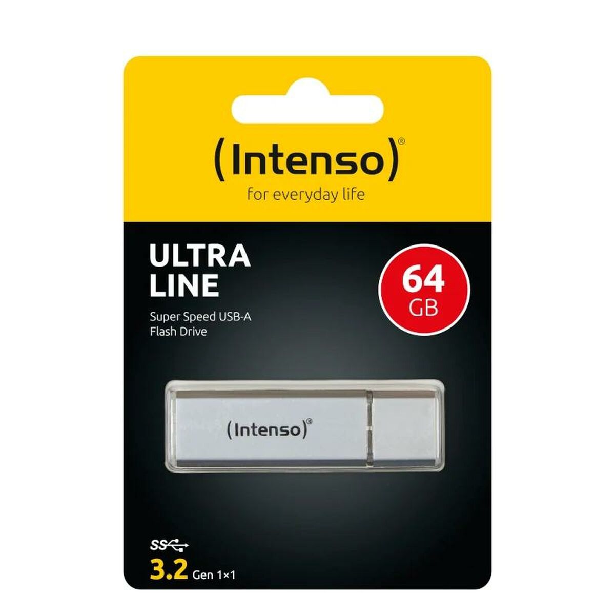 USB-stik INTENSO 3531490 64 GB 2 enheder Sølv